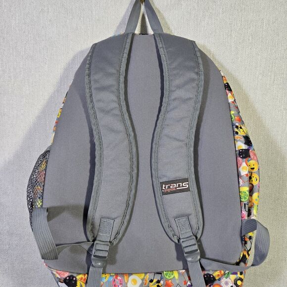 Jansport Trans Emoji Backpack School Multi Emoticon Laptop - Picture 4 of 11
